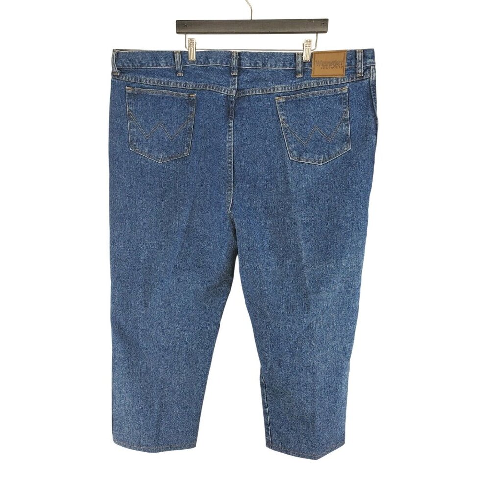 Wrangler Rugged Wear Jeans Men's Size 50X27 Hemmed - Picture 3 of 8